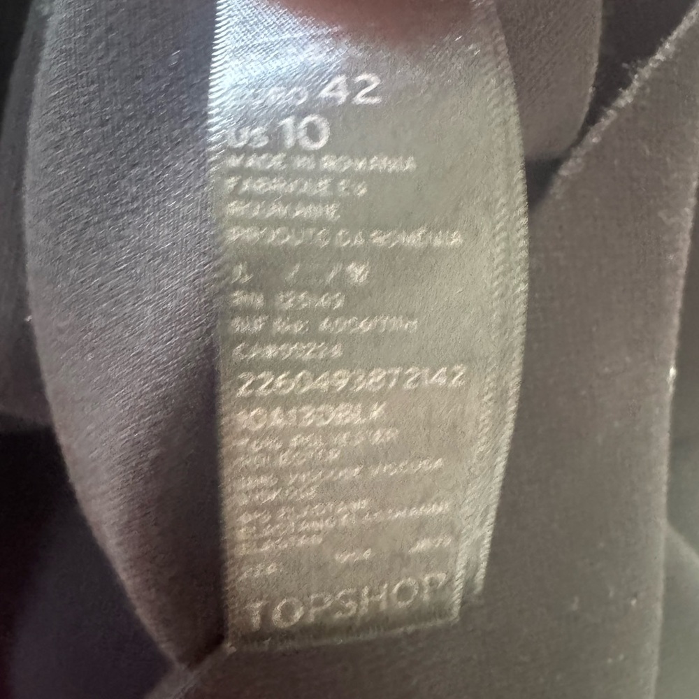 Topshop Black Dress - Picture 4 of 4